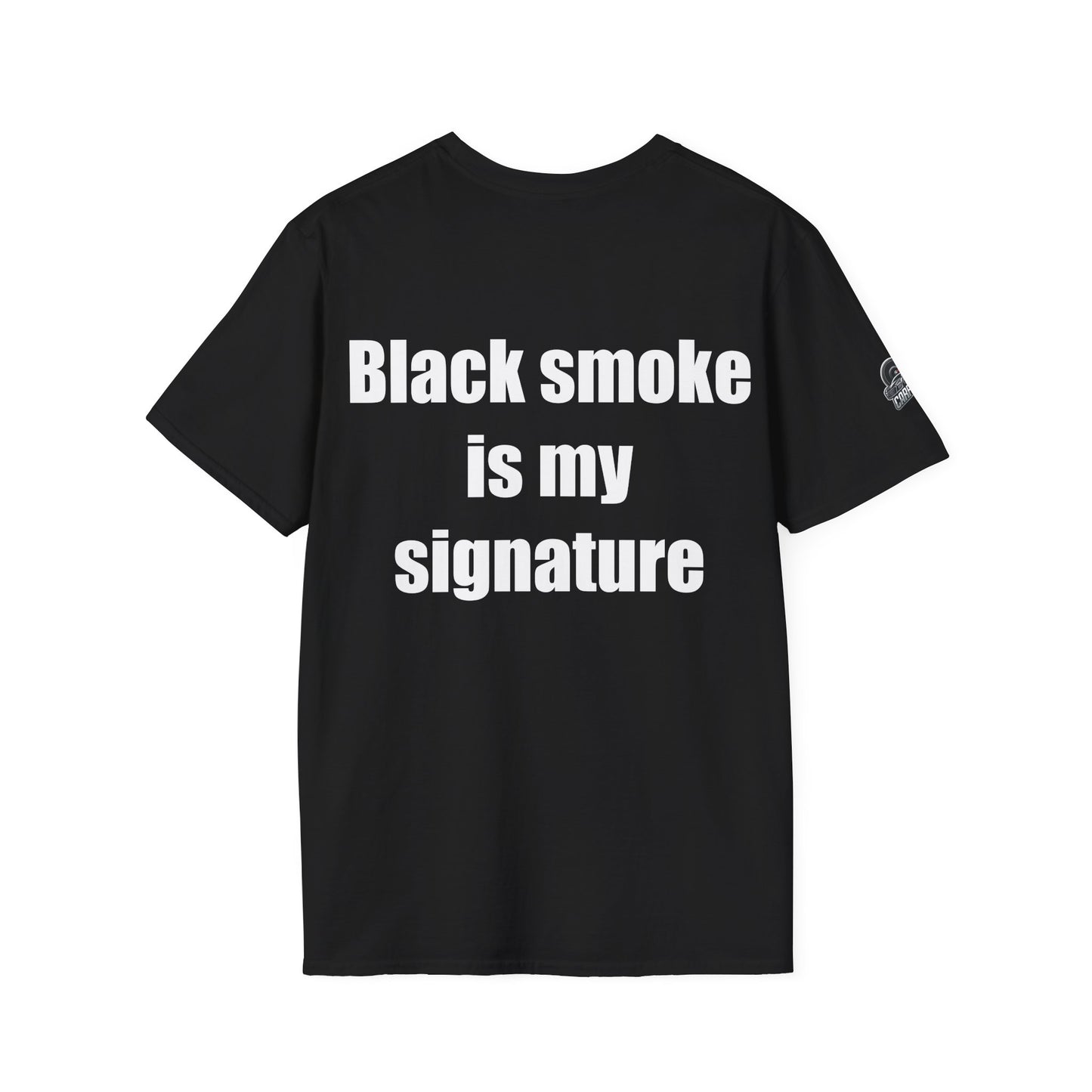 Мъжка тениска "Black smoke is my signature"