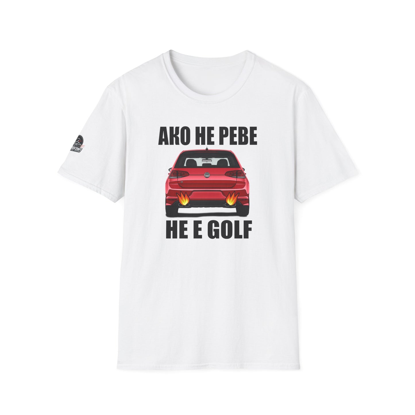 Мъжка Тениска Volkswagen "Ако не реве, не е Golf"
