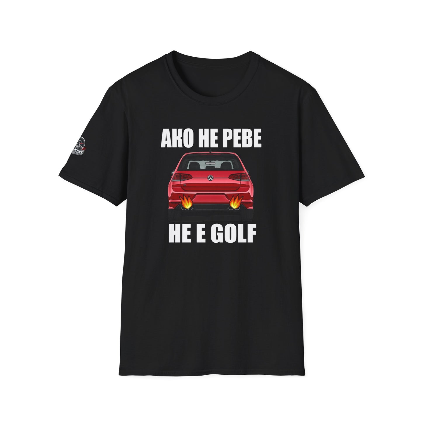 Мъжка Тениска Volkswagen "Ако не реве, не е Golf"