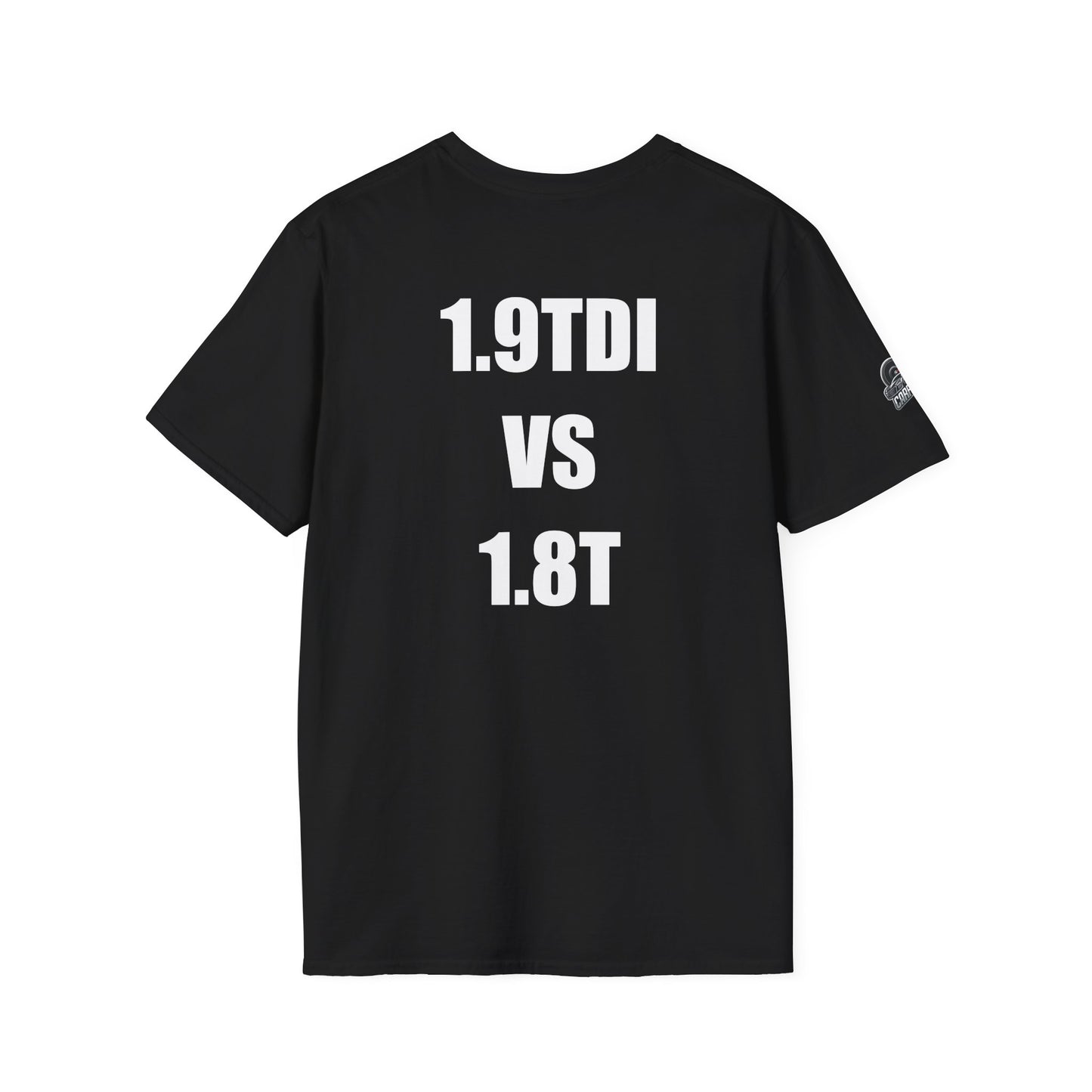Мъжка тениска "1.9ТDI vs 1.8T"