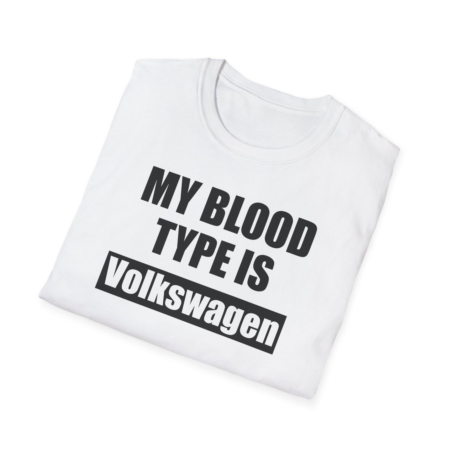 Мъжка Тениска Volkswagen "My blood type is Volkswagen!"
