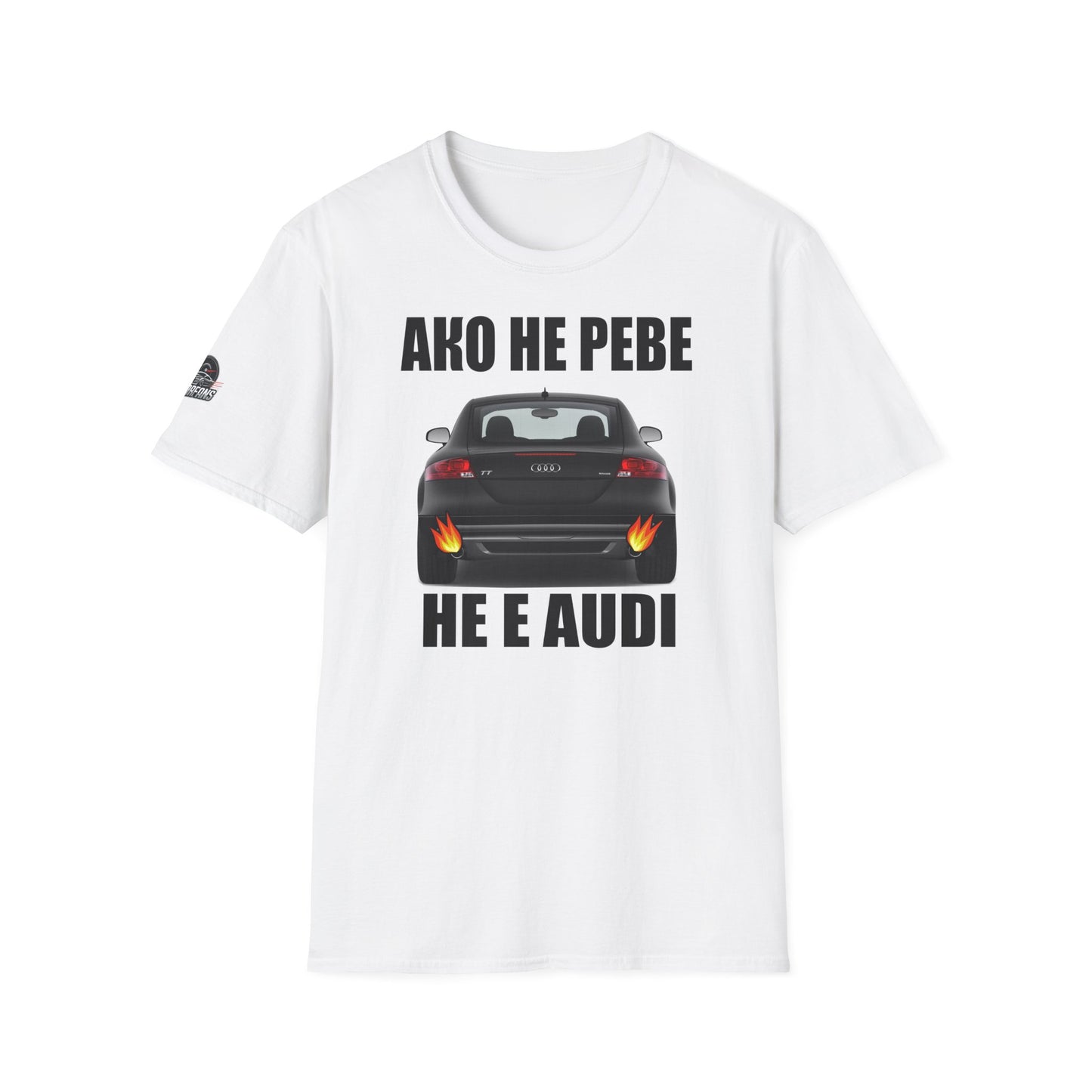 Мъжка Тениска Audi "Ако не реве, не е audi"
