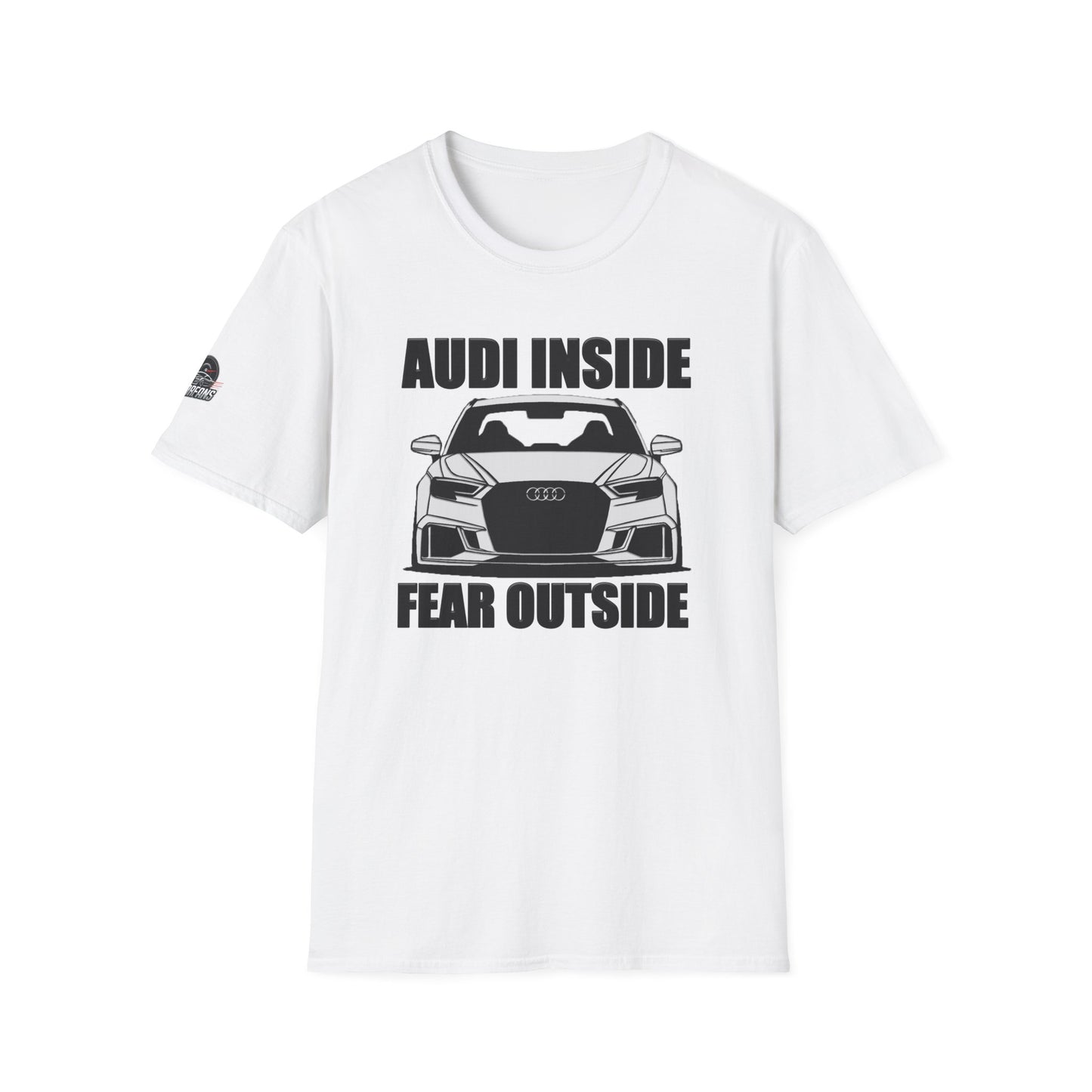 Мъжка Тениска Audi "Audi inside, fear outside"