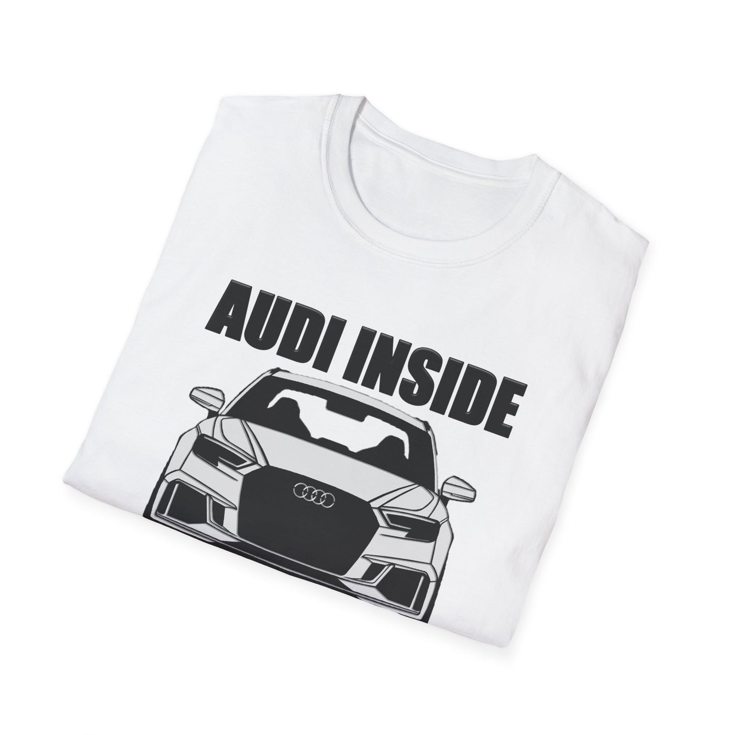 Мъжка Тениска Audi "Audi inside, fear outside"