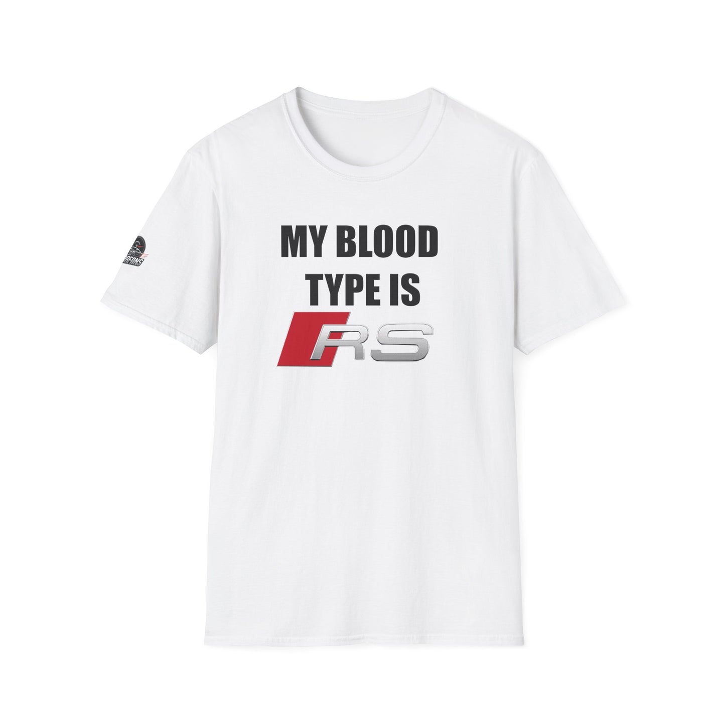 Мъжка Тениска Audi "My blood type is RS"