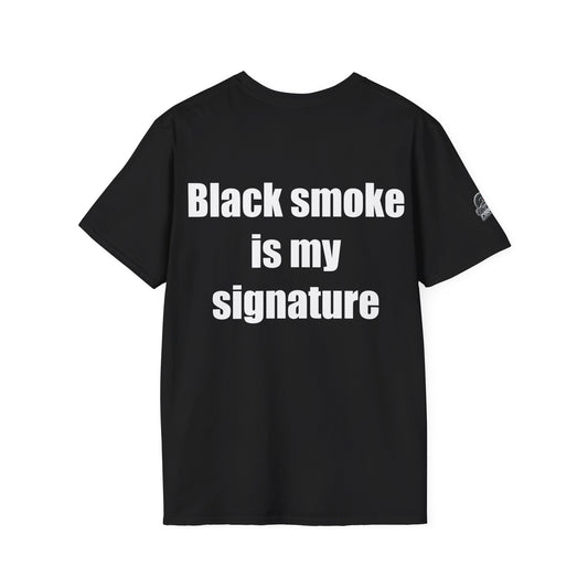 Мъжка тениска "Black smoke is my signature"