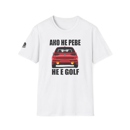 Мъжка Тениска Volkswagen "Ако не реве, не е Golf"