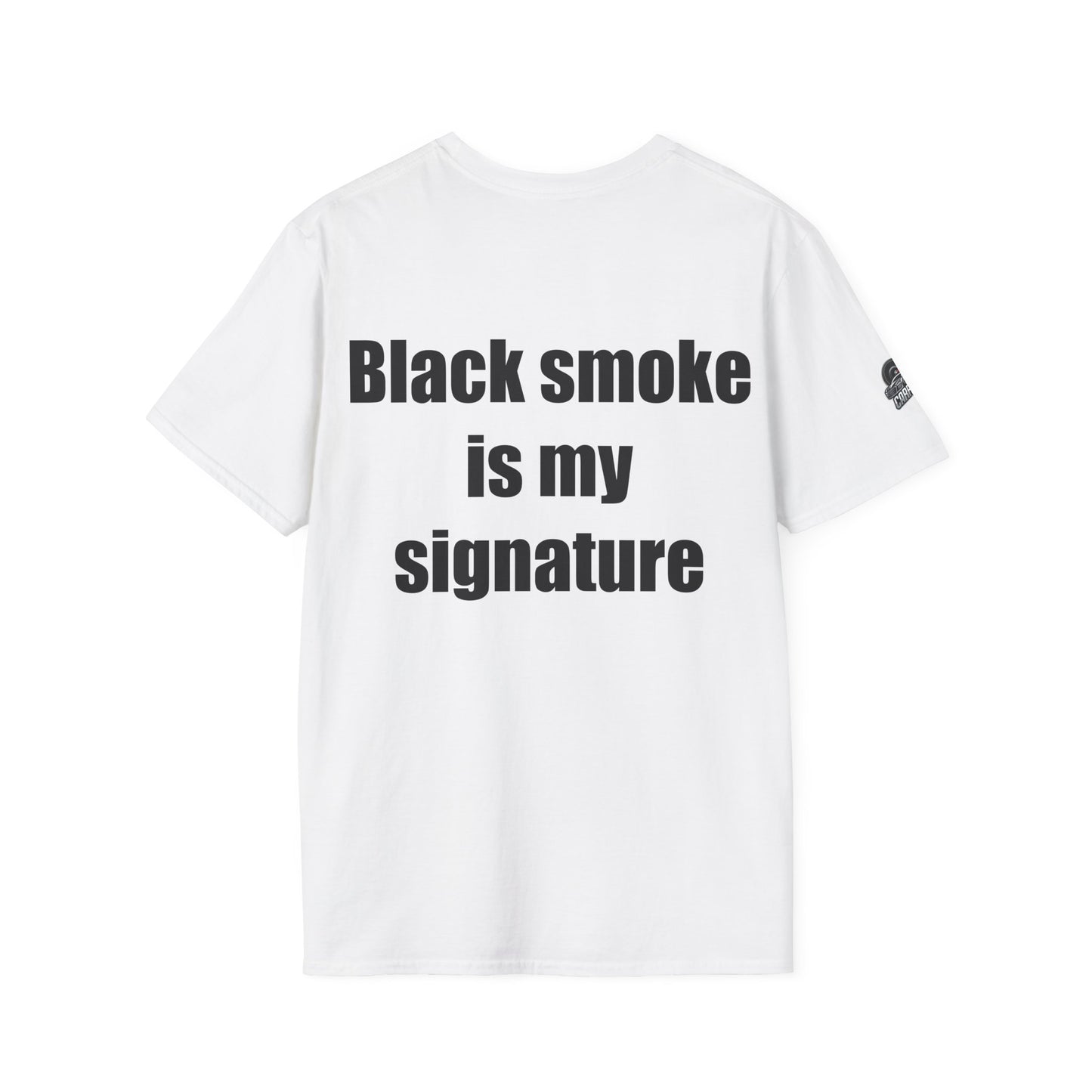 Мъжка тениска "Black smoke is my signature"