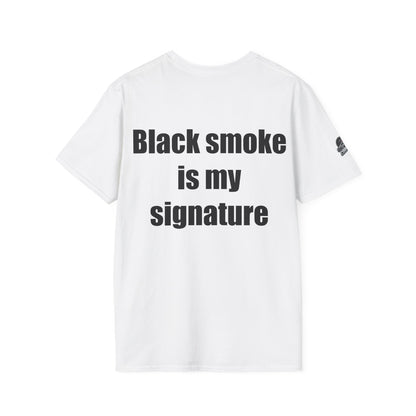Мъжка тениска "Black smoke is my signature"