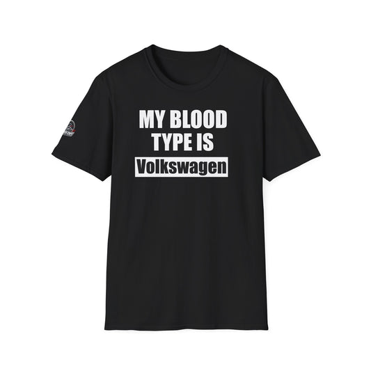 Мъжка Тениска Volkswagen "My blood type is Volkswagen!"