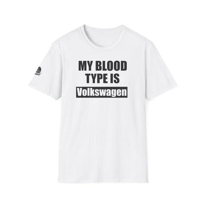 Мъжка Тениска Volkswagen "My blood type is Volkswagen!"