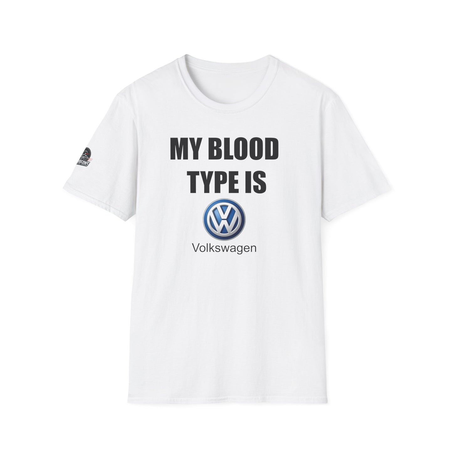 Мъжка Тениска Volkswagen "My blood type is VW!"