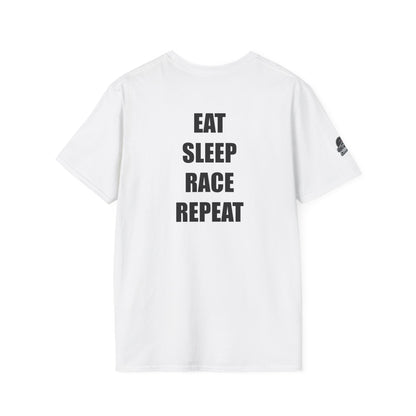 Мъжка тениска "Eat, Sleep, Race, Repeat"