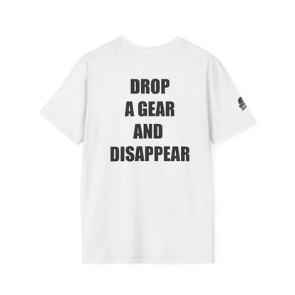 Мъжка тениска "Drop  a gear and disappear"