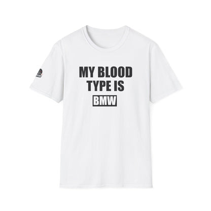 Мъжка Тениска BMW "My blood type is BMW"