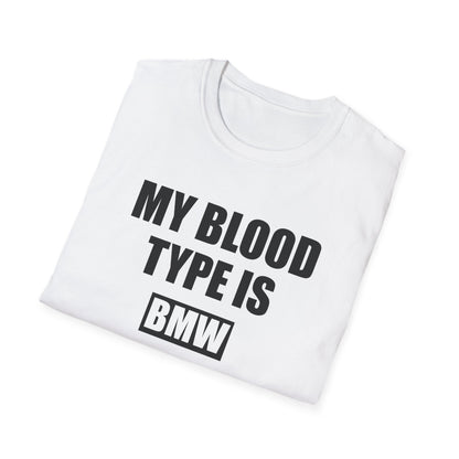 Мъжка Тениска BMW "My blood type is BMW"