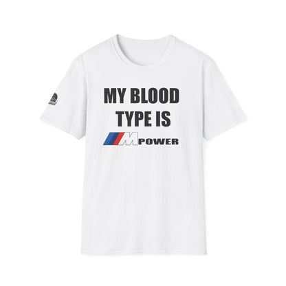 Мъжка Тениска BMW "My blood type is M power"