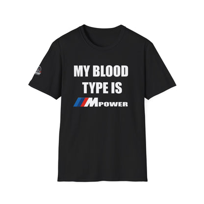 Мъжка Тениска BMW "My blood type is M power"