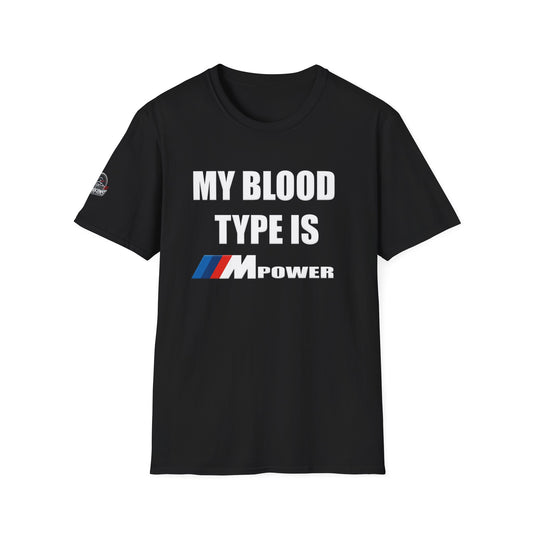 Мъжка Тениска BMW "My blood type is M power"