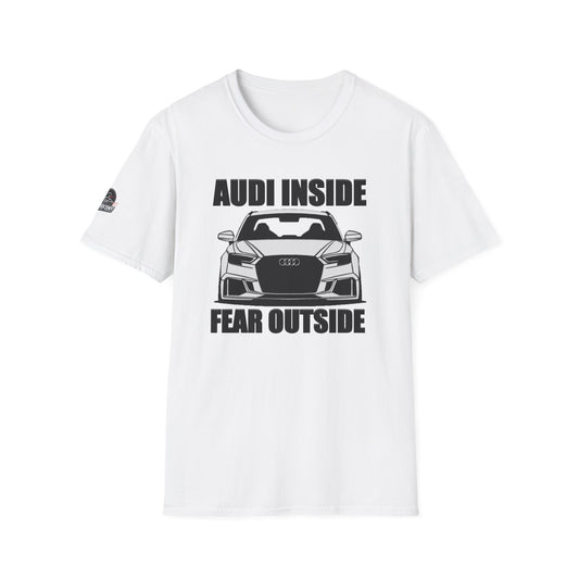 Мъжка Тениска Audi "Audi inside, fear outside"