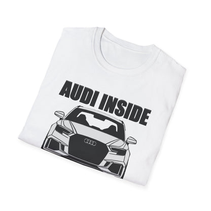 Мъжка Тениска Audi "Audi inside, fear outside"