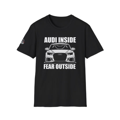 Мъжка Тениска Audi "Audi inside, fear outside"