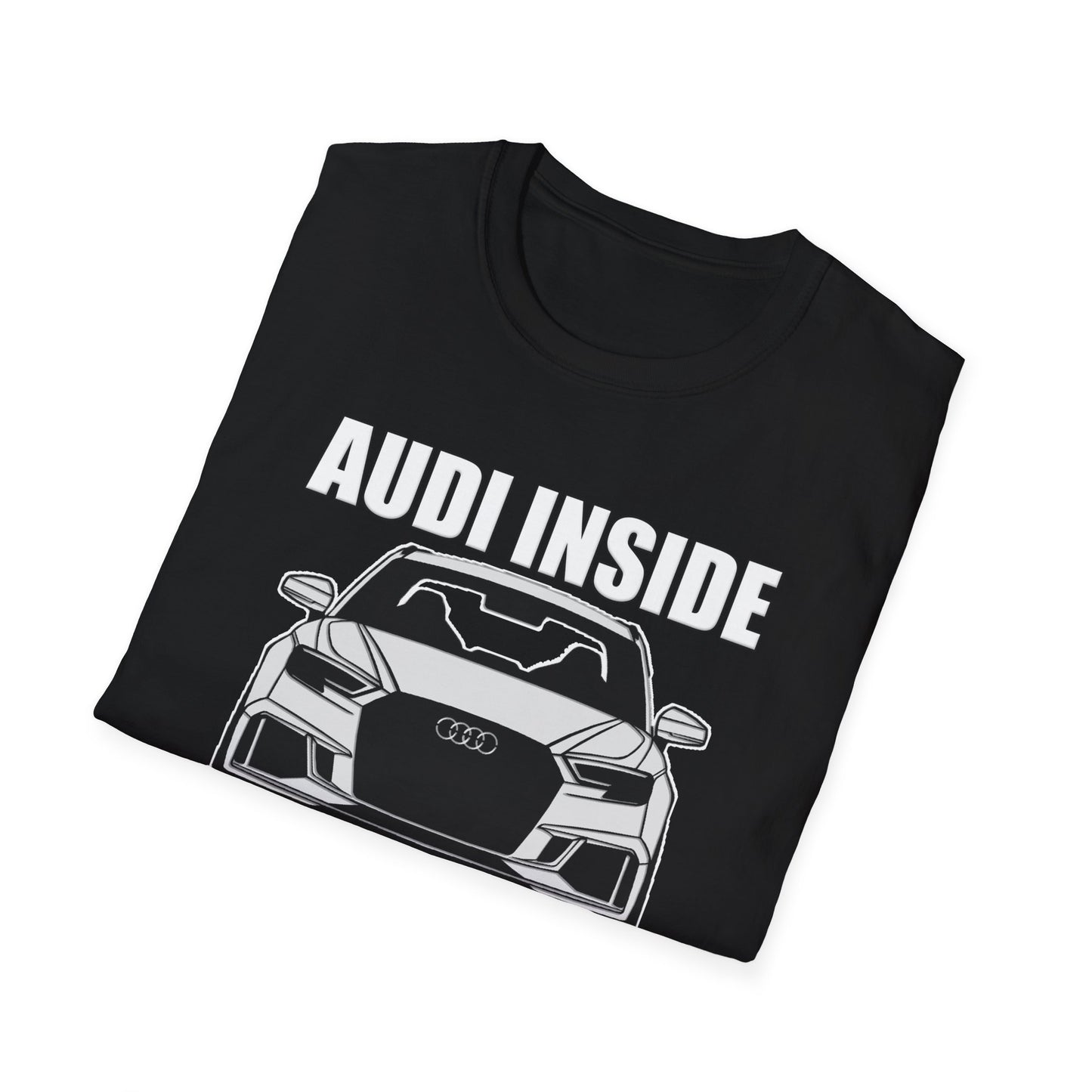 Мъжка Тениска Audi "Audi inside, fear outside"