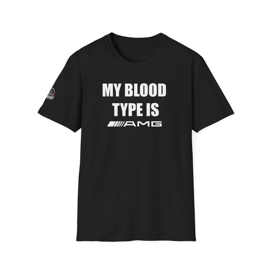 Мъжка Тениска Mercedes "My blood type is AMG"