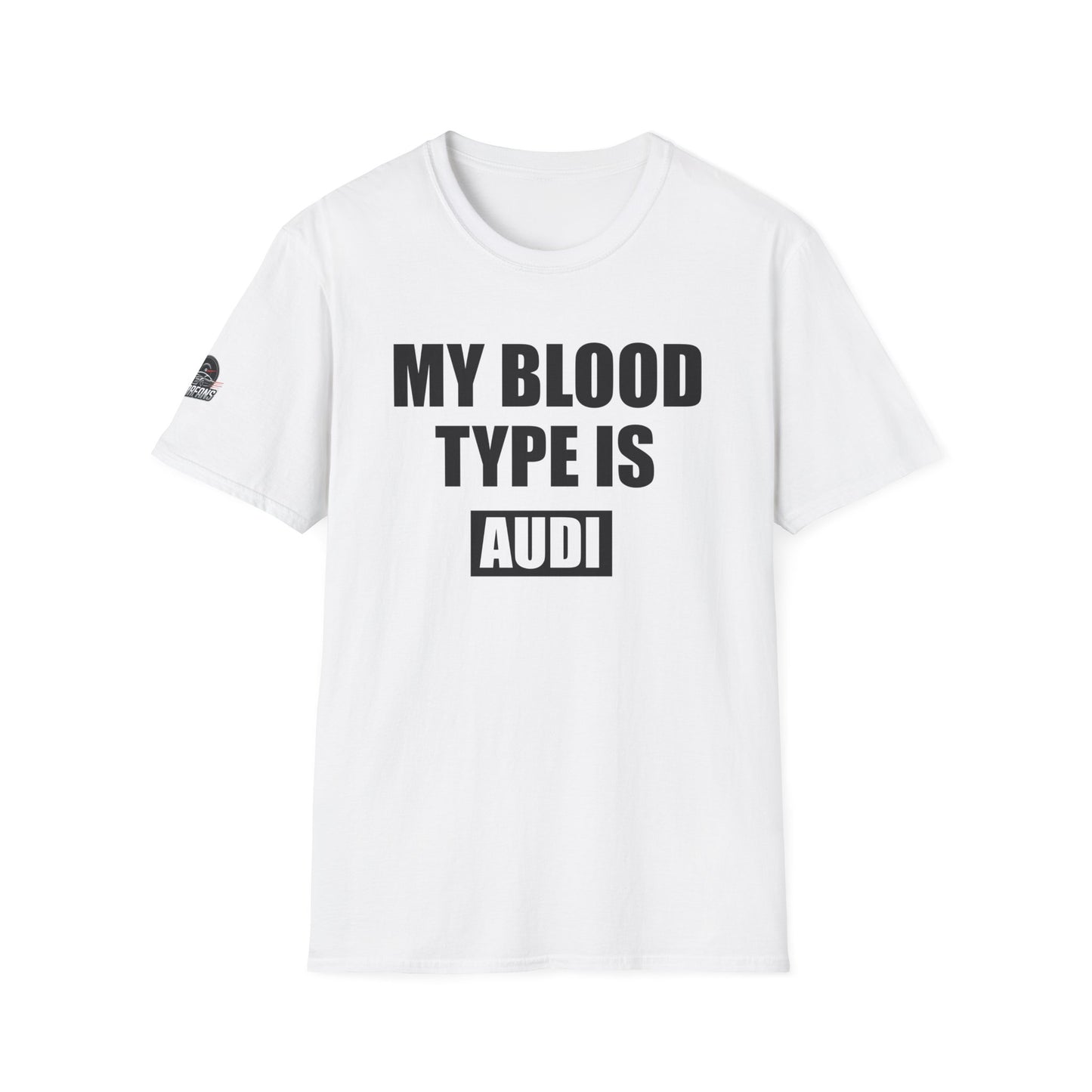 Мъжка Тениска Audi "My blood type is Audi"