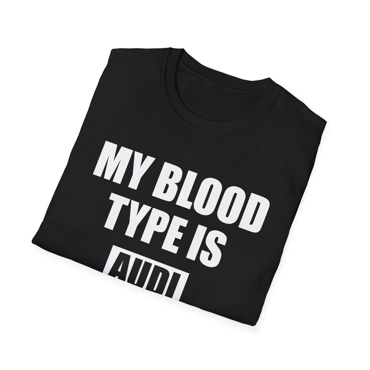 Мъжка Тениска Audi "My blood type is Audi"
